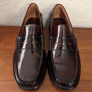 Bostonian Mens Brown Leather Penny Loafers -Size 10